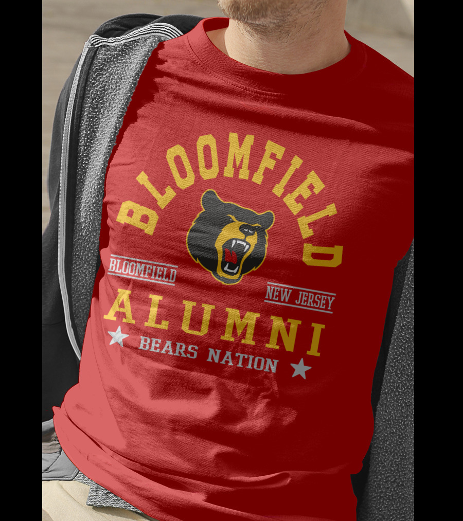 Bloomfield New Jersey Alumni Bears Nation T-Shirt