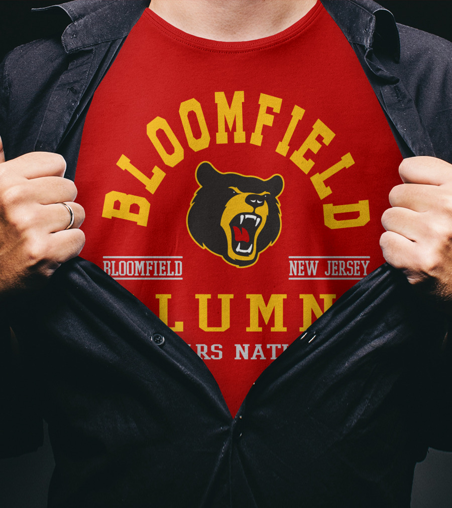 Bloomfield New Jersey Alumni Bears Nation T-Shirt