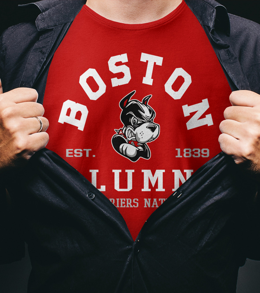 Boston University Alumni Established 1839 Terriers Nation T-Shirt
