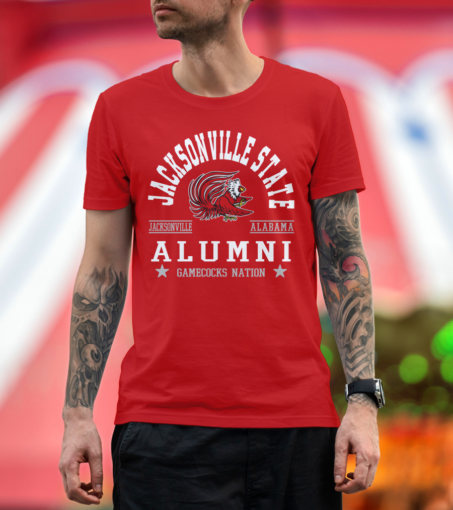 Jacksonville State Alumni Gamecocks Nation Jacksonville Alabama T-Shirt