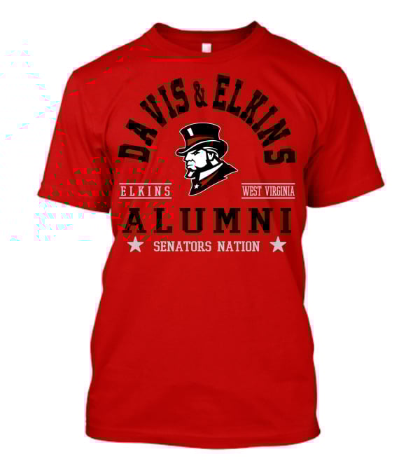 Davis And Elkins West Virginia Elkins Alumni Senators Nation T-Shirt