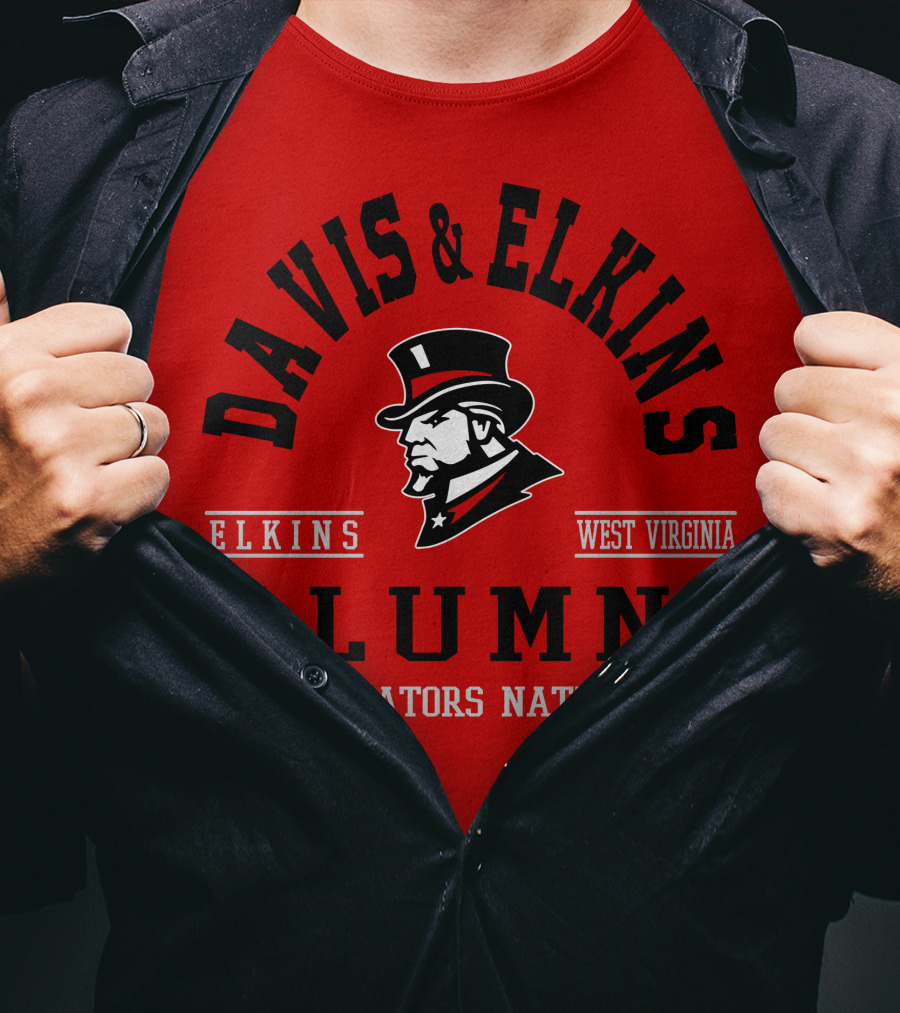Davis And Elkins West Virginia Elkins Alumni Senators Nation T-Shirt