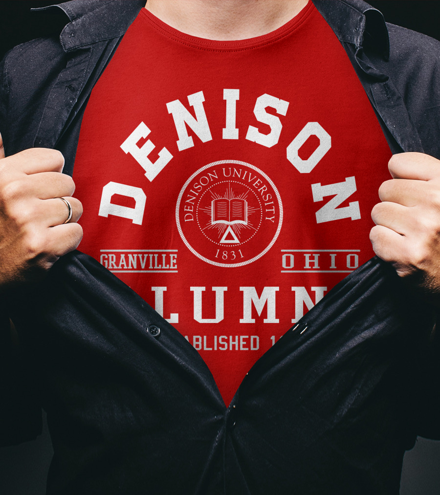 Denison University Granville Ohio Alumni Established 1831 T-Shirt