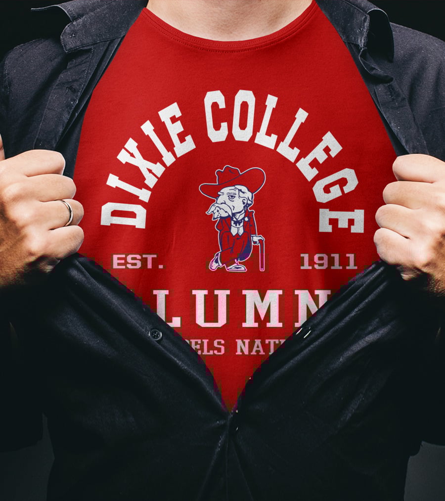Dixie College Alumni Rebels Nation Est. 1911 T-Shirt