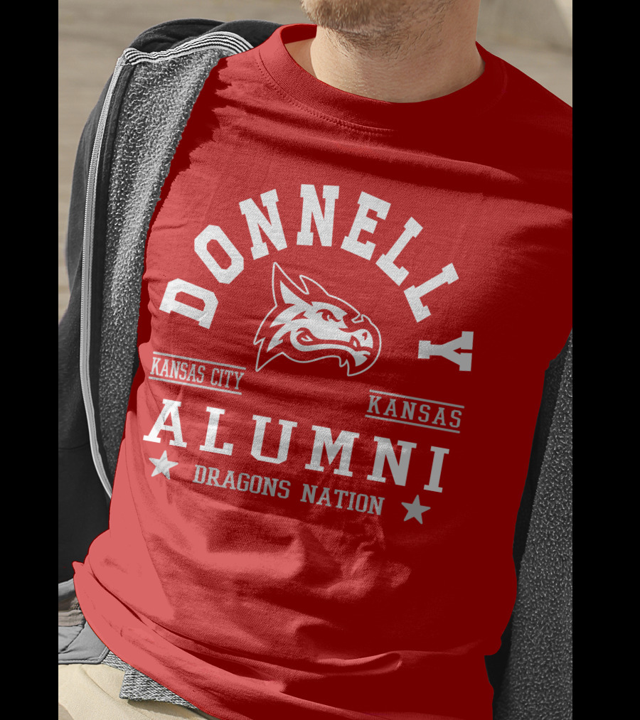 Donnelly Kansas City Kansas Alumni Dragons Nation T-Shirt