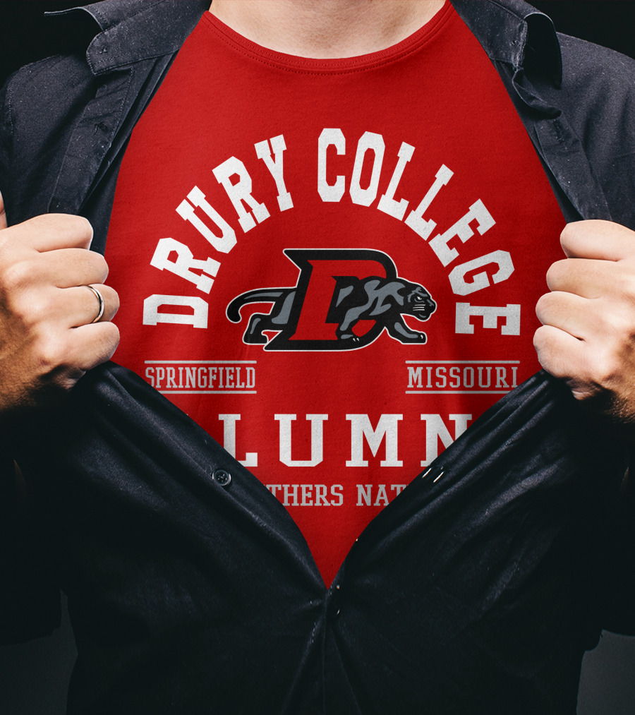 Drury College Springfield Missouri Alumni Panthers Nation T-Shirt