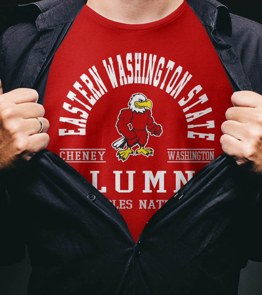 Eastern Washington State Cheney Alumni Eagles Nation T-Shirt