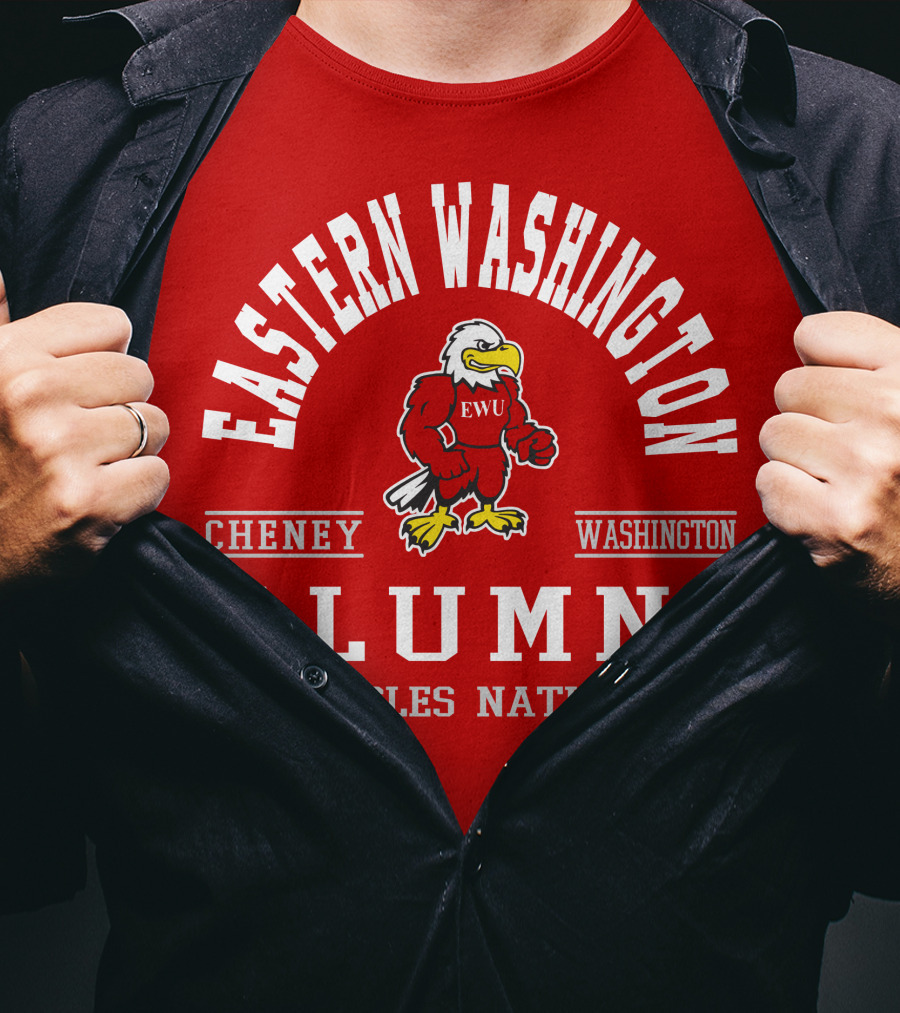 Eastern Washington University Alumni Eagles Nation Cheney Washington T-Shirt