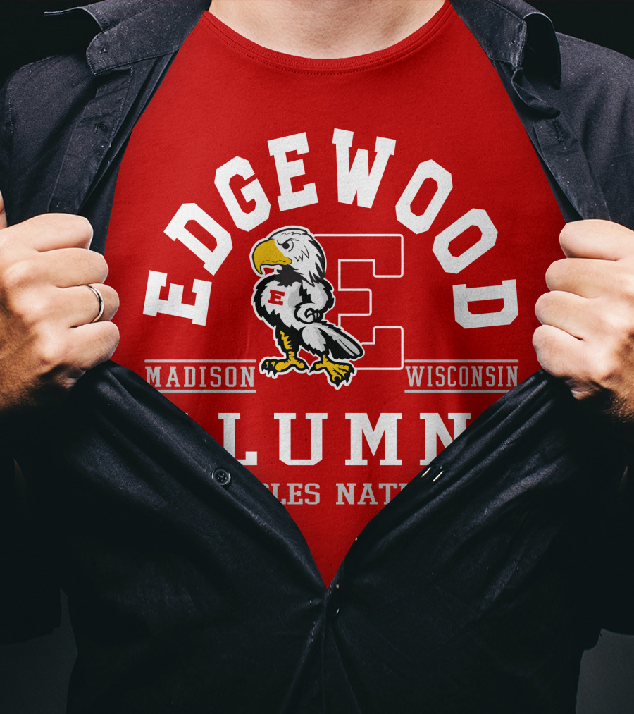 Edgewood College Madison Wisconsin Alumni Eagles Nation T-Shirt