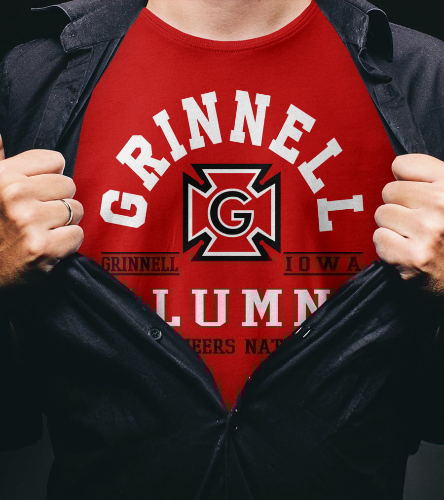 Grinnell Iowa Alumni Pioneers Nation T-Shirt