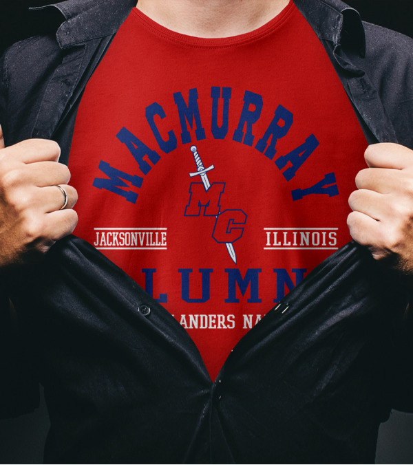 MacMurray College Jacksonville Illinois Alumni Highlanders Nation T-Shirt