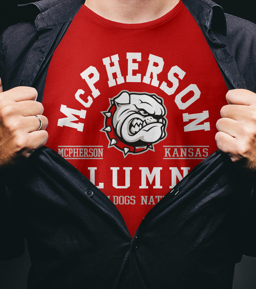 McPherson College Alumni Bulldogs Nation Kansas T-Shirt