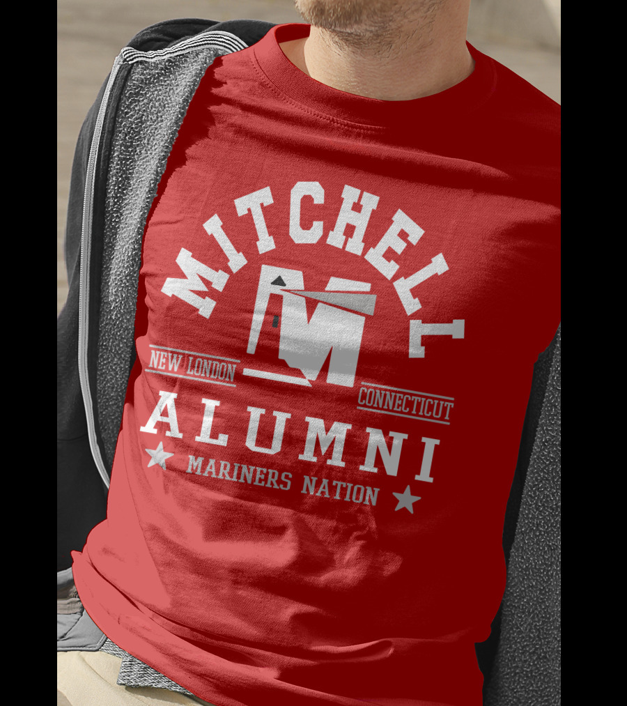 Mitchell College New London Connecticut Alumni Mariners Nation T-Shirt