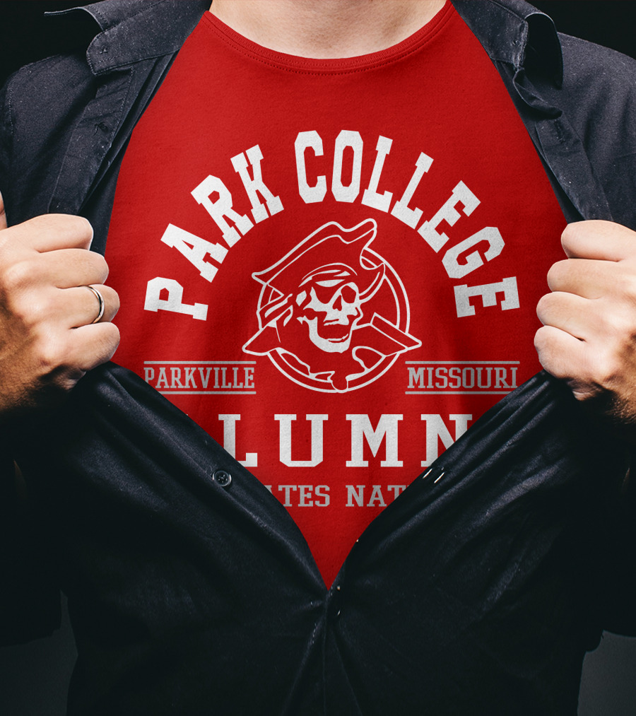 Park College Alumni Pirates Nation Parkville Missouri T-Shirt