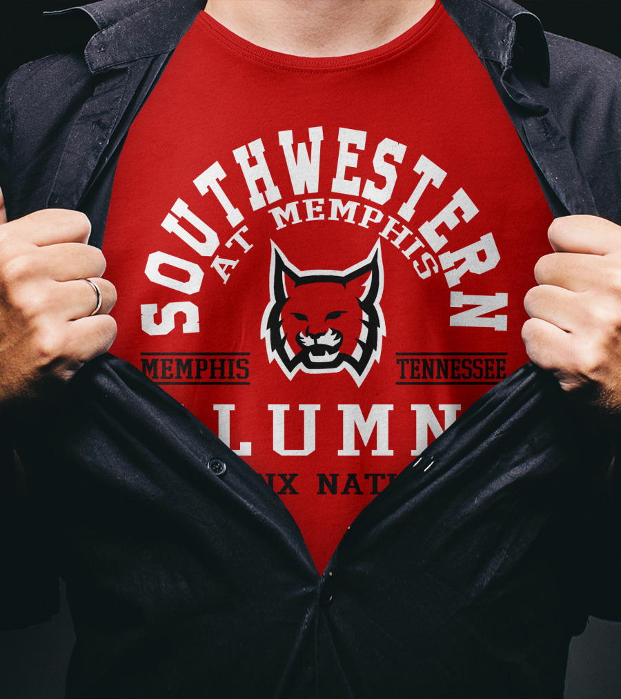 Southwestern At Memphis Alumni Lynx Nation Memphis Tennessee T-Shirt