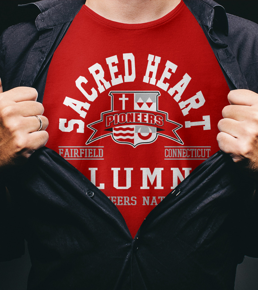 Sacred Heart University Fairfield Connecticut Alumni Pioneers Nation T-Shirt