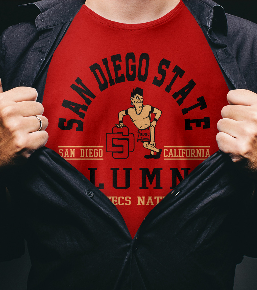 San Diego State Aztecs Alumni California Nation T-Shirt