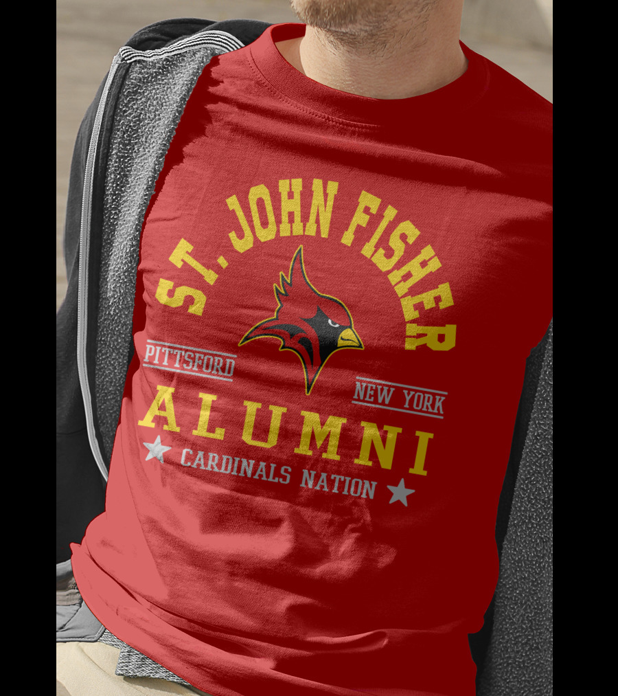 St John Fisher Cardinals Alumni Pittsford New York Nation T-Shirt