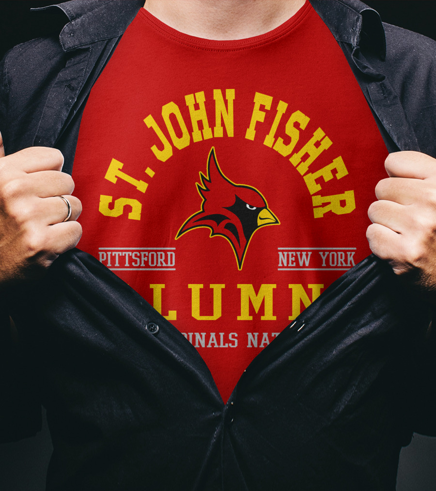 St John Fisher Cardinals Alumni Pittsford New York Nation T-Shirt