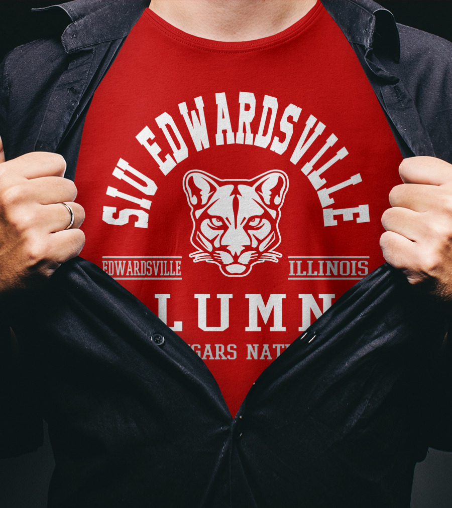 SIU Edwardsville Alumni Cougars Nation Edwardsville Illinois T-Shirt