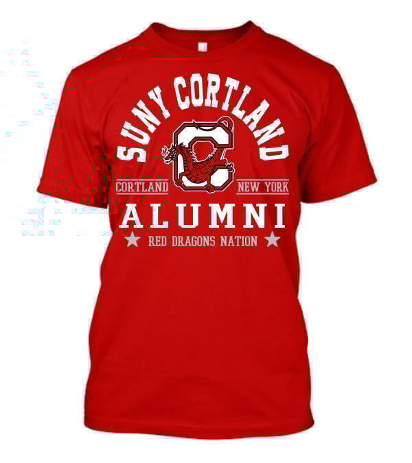 SUNY Cortland Alumni Red Dragons Nation Cortland New York T-Shirt