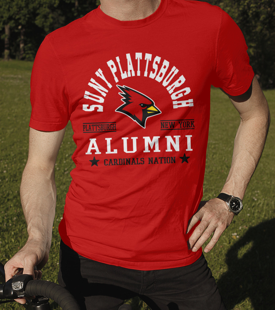 SUNY Plattsburgh New York Alumni Cardinals Nation T-Shirt