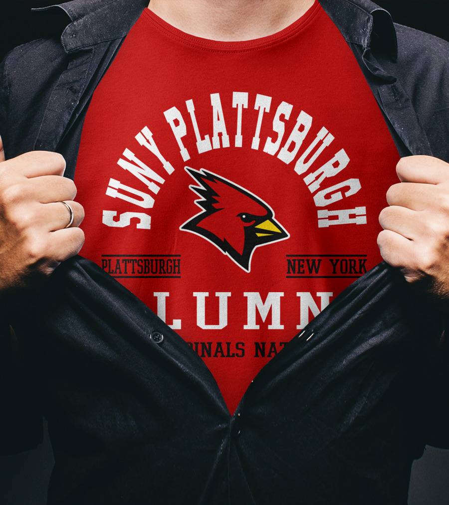 SUNY Plattsburgh New York Alumni Cardinals Nation T-Shirt