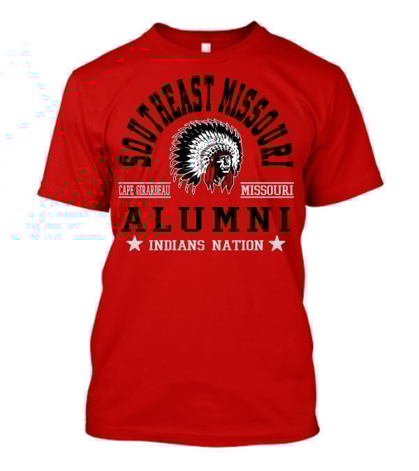 Southeast Missouri Cape Girardeau Alumni Indians Nation T-Shirt