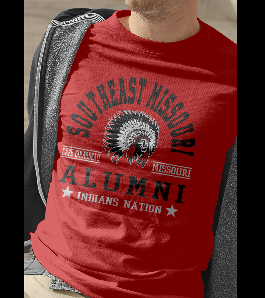 Southeast Missouri Cape Girardeau Alumni Indians Nation T-Shirt