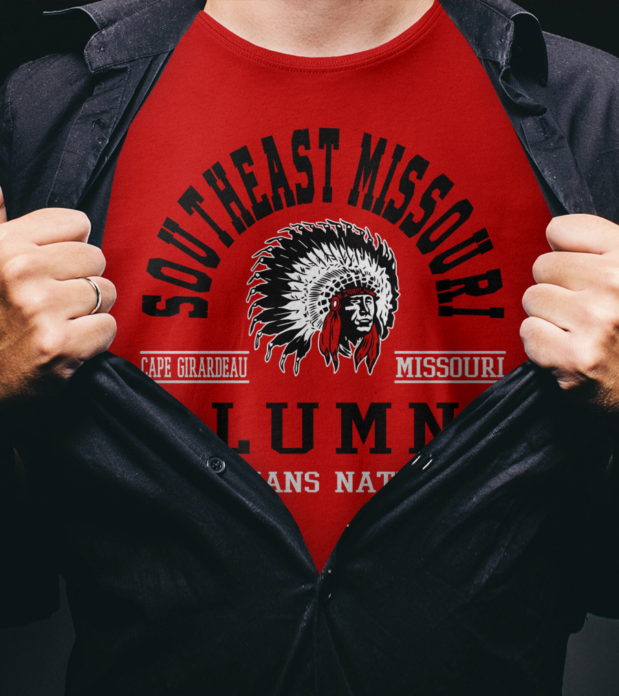 Southeast Missouri Cape Girardeau Alumni Indians Nation T-Shirt