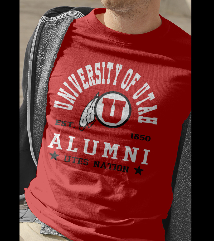 University Of Utah Alumni Est. 1850 Utes Nation T-Shirt