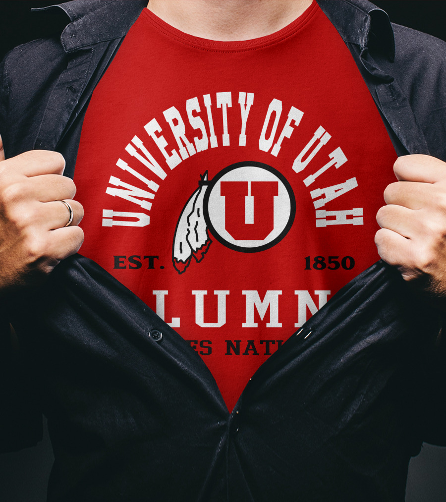 University Of Utah Alumni Est. 1850 Utes Nation T-Shirt