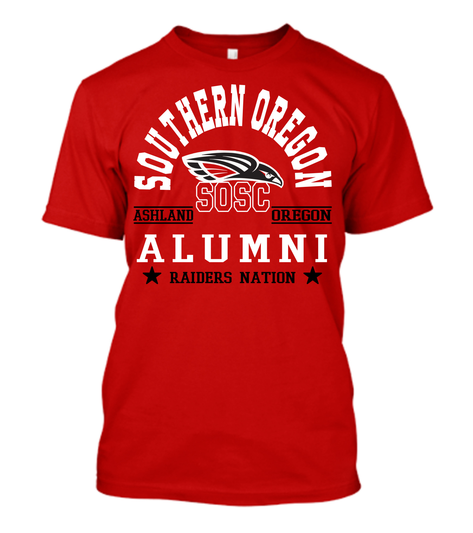 Southern Oregon SOSC Ashland Oregon Alumni Raiders Nation T-Shirt