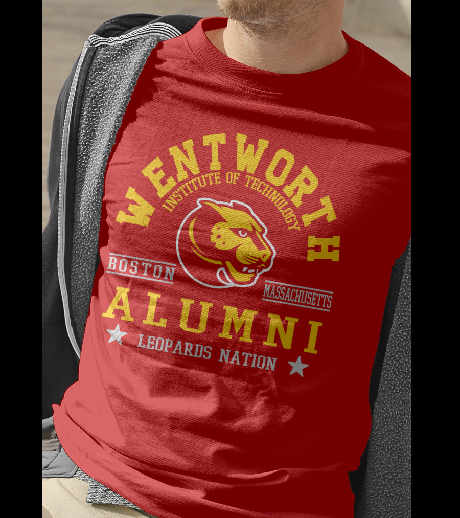 Wentworth Institute Of Technology Alumni Leopards Nation Boston Massachusetts T-Shirt