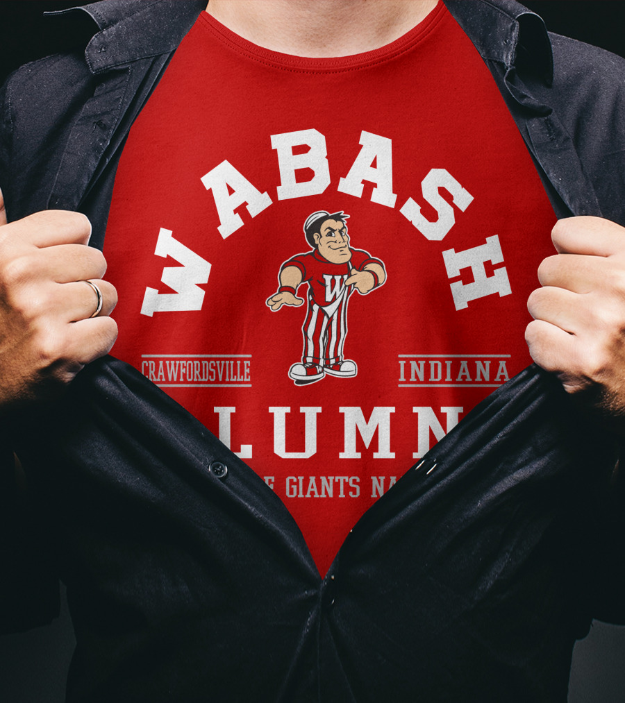 Wabash Alumni Crawsfordville Indiana Little Giants Nation T-Shirt