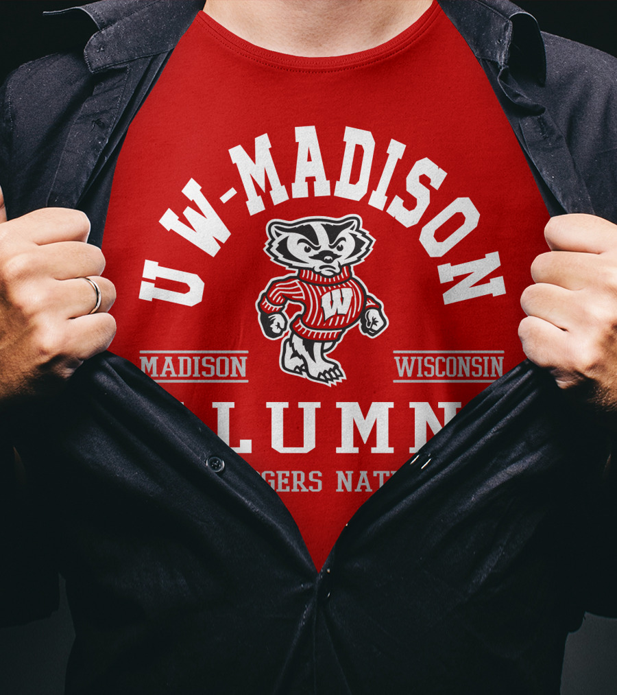 UW–Madison Alumni Badgers Nation Madison Wisconsin T-Shirt