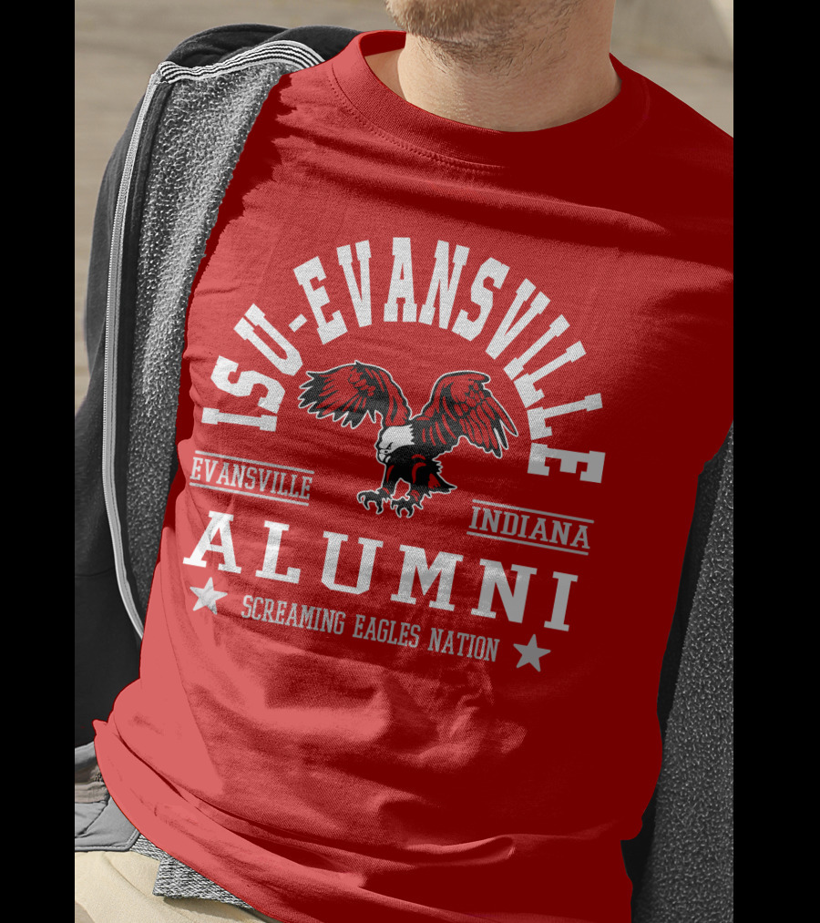 ISU-Evansville Indiana Alumni Screaming Eagles Nation T-Shirt