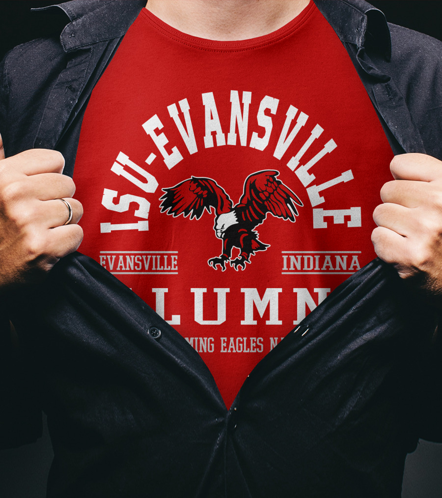 ISU-Evansville Indiana Alumni Screaming Eagles Nation T-Shirt