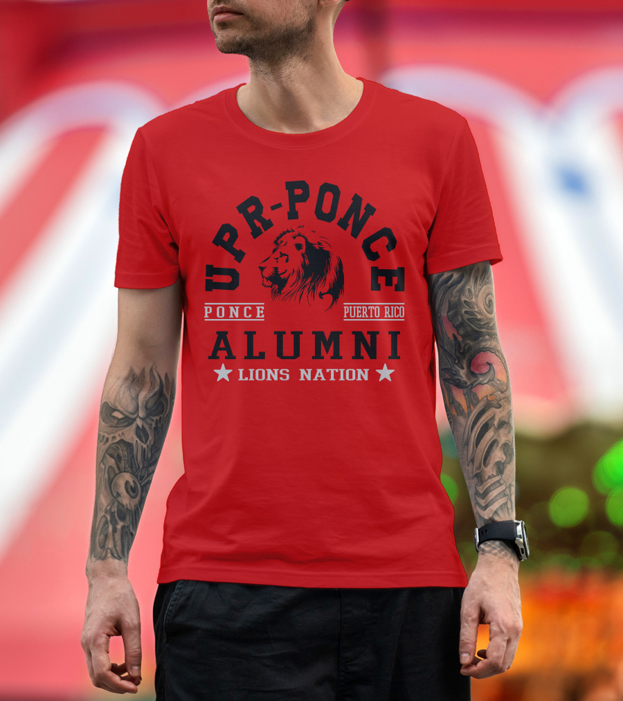 UPR-Ponce Alumni Puerto Rico Lions Nation T-Shirt