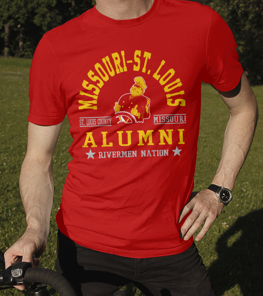 Missouri-St. Louis Alumni Rivermen Nation St. Louis County T-Shirt