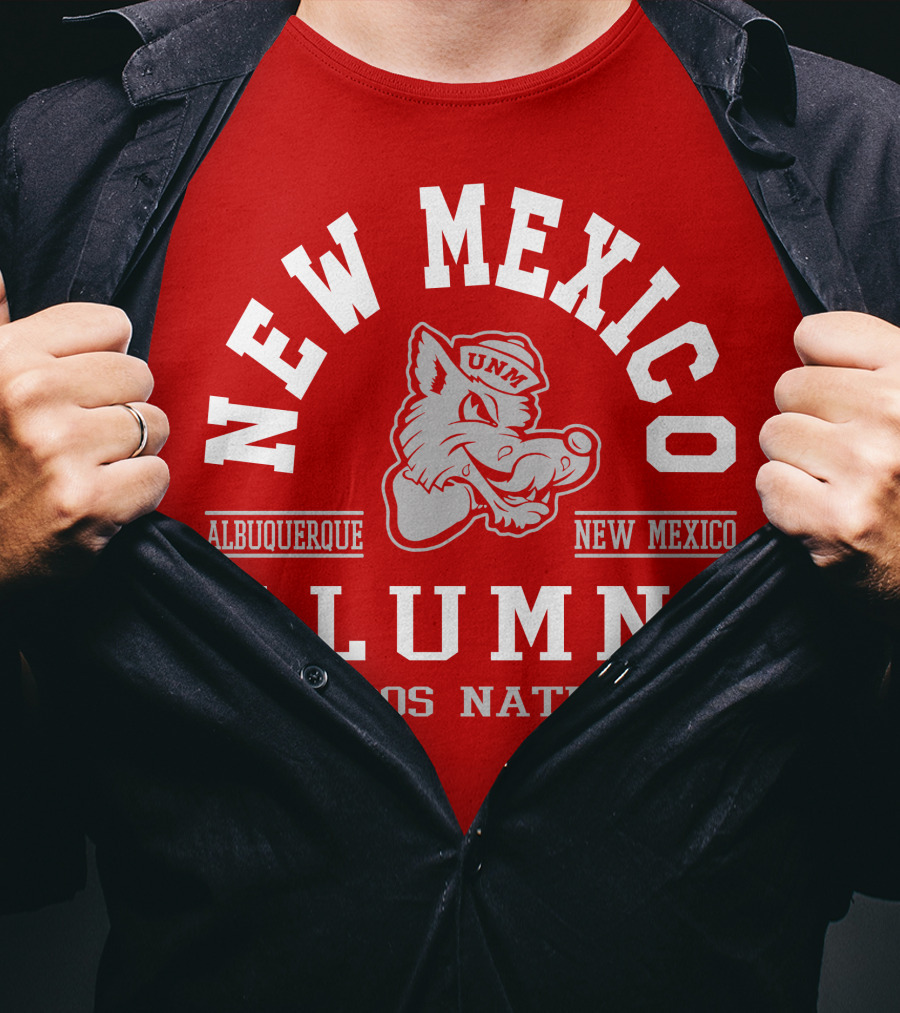 New Mexico Alumni UNM Lobos Nation Albuquerque T-Shirt