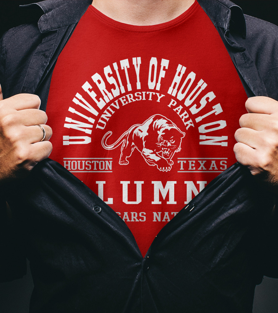 University Of Houston University Park Texas Alumni Cougars Nation T-Shirt