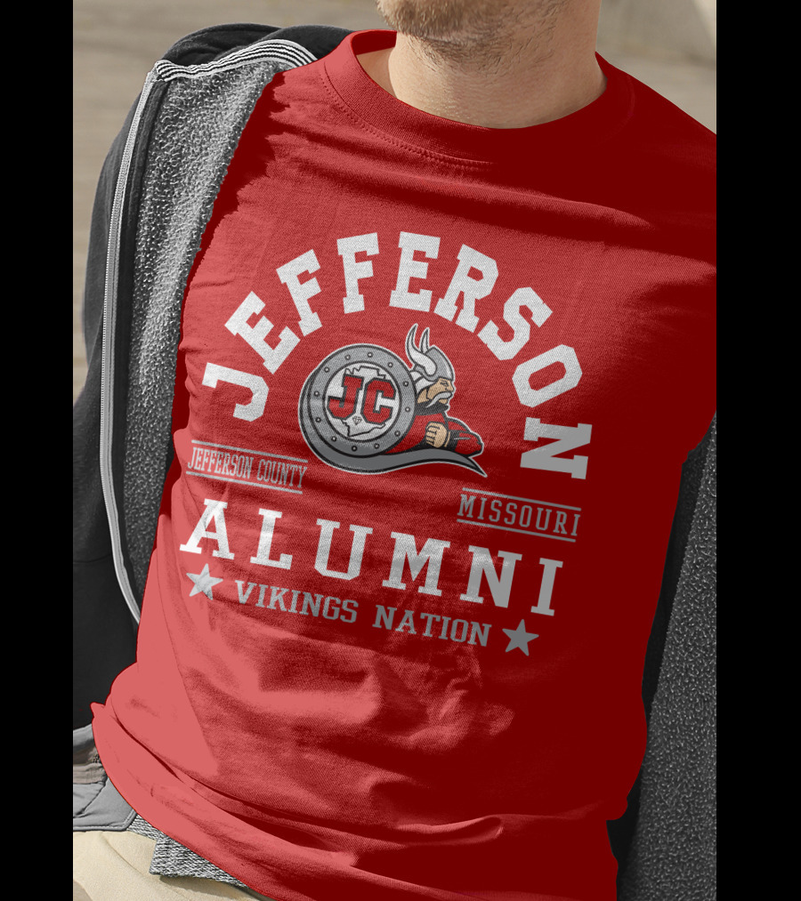 Jefferson County Missouri Alumni Vikings Nation T-Shirt