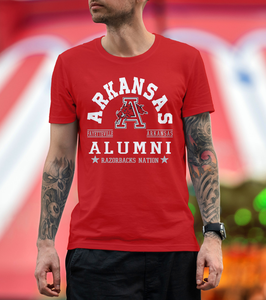 Arkansas Alumni Fayetteville Razorbacks Nation T-Shirt