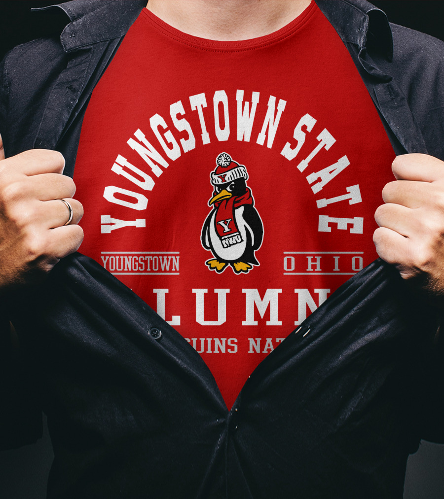 Youngstown State Ohio Alumni Penguins Nation T-Shirt