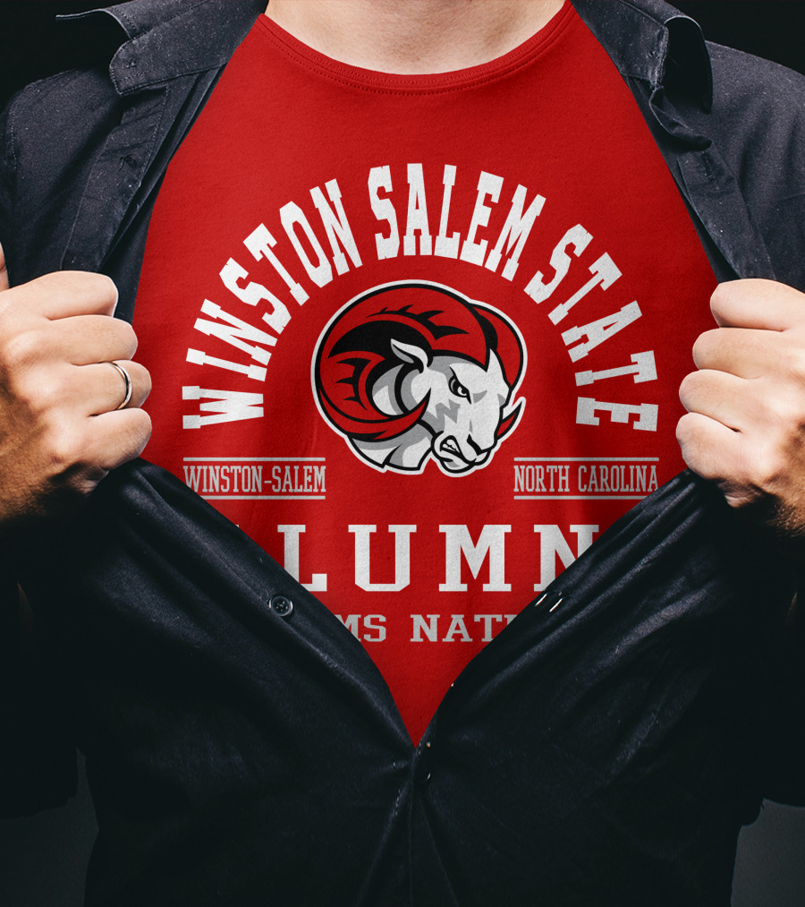 Winston-Salem State University Alumni Rams Nation North Carolina T-Shirt