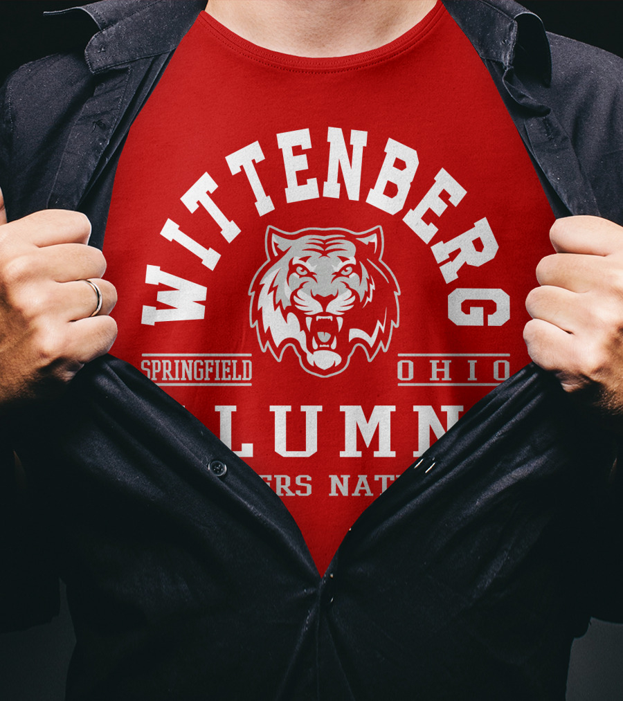 Wittenberg Springfield Ohio Alumni Tigers Nation T-Shirt