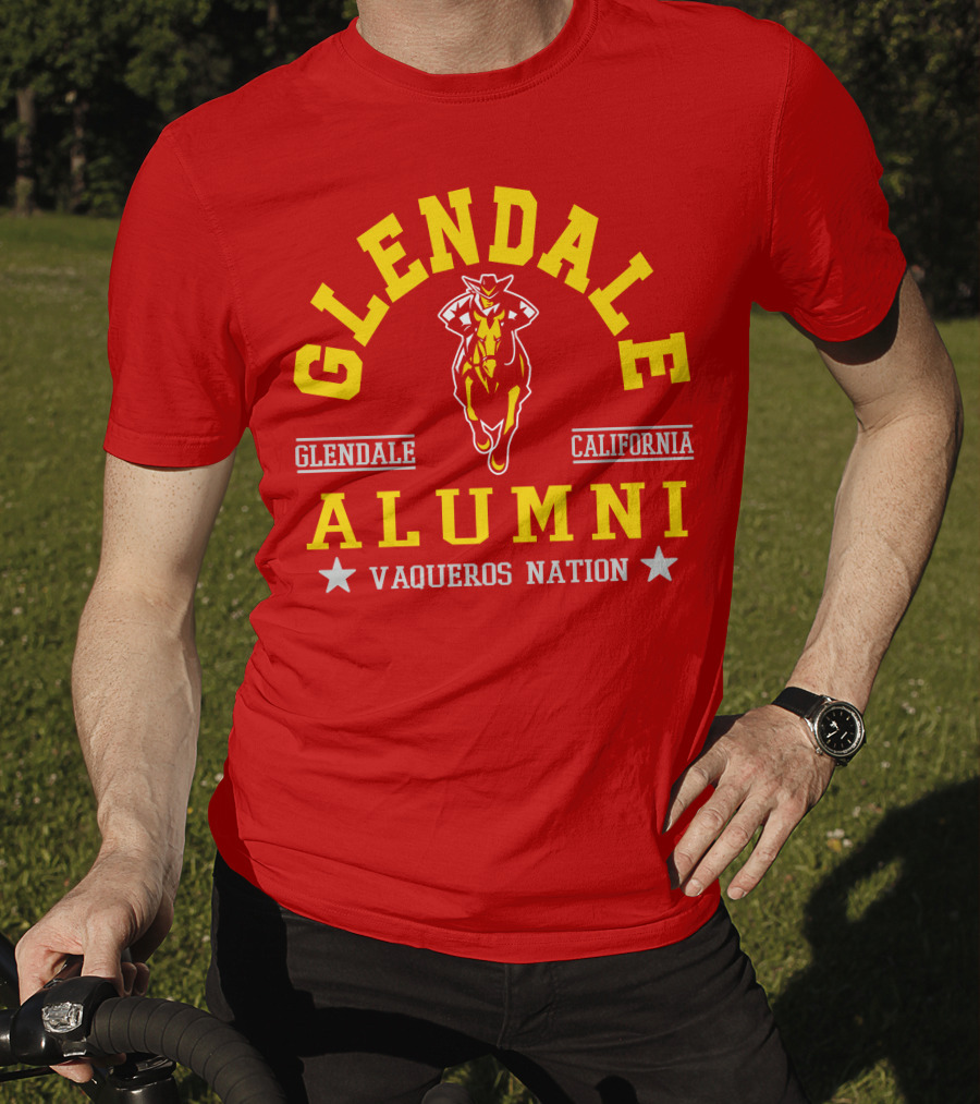 Glendale California Alumni Vaqueros Nation T-Shirt
