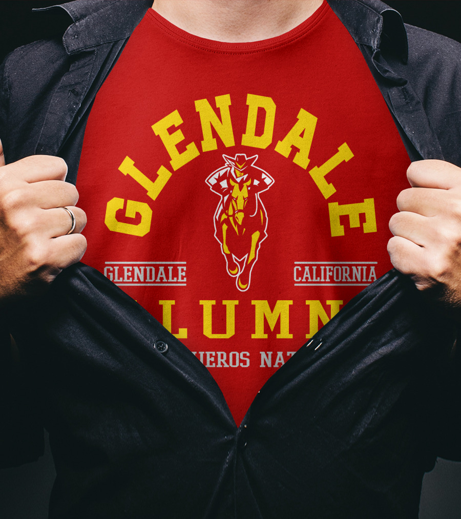 Glendale California Alumni Vaqueros Nation T-Shirt