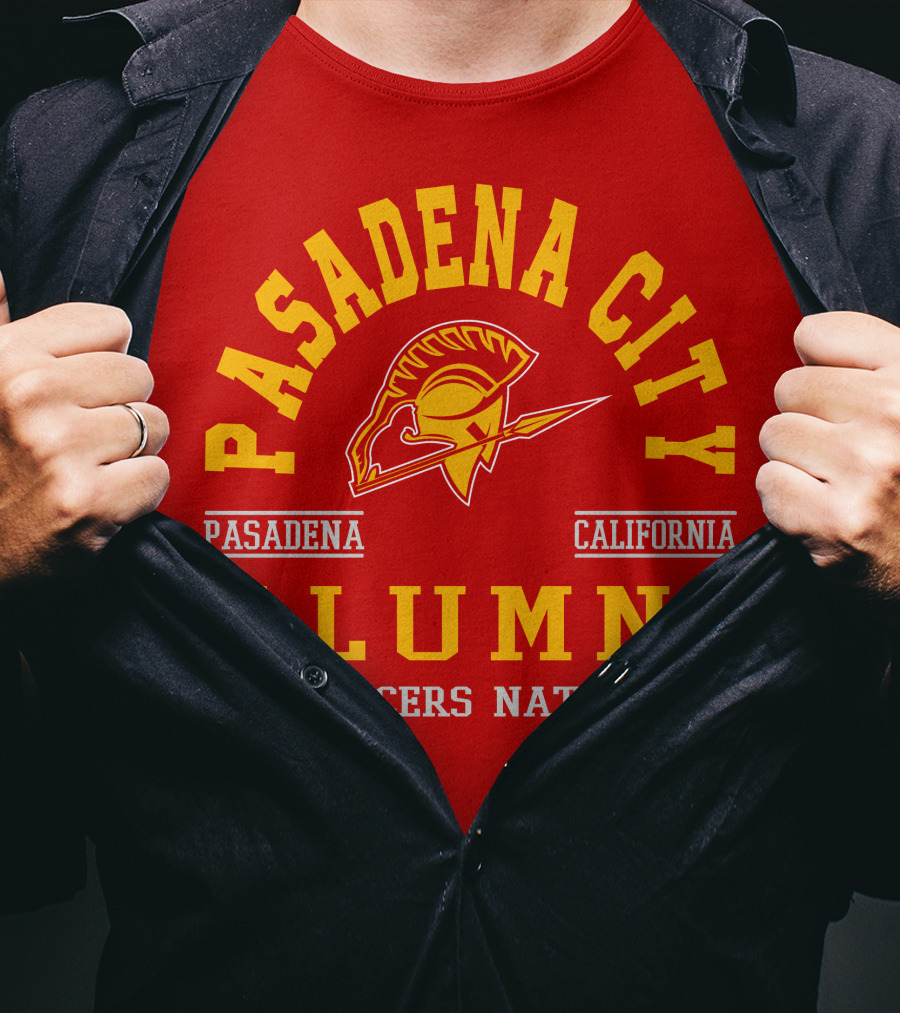 Pasadena City Alumni Lancers Nation Pasadena California T-Shirt